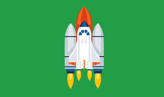 Image illustrating the verb launching into